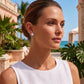 Van Cleef & Arpels - 18k White Gold Guilloché Vintage Alhambra Earrings