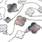 Van Cleef & Arpels - 18k White Gold Mother-of-Pearl Chalcedony Magic Alhambra Necklace