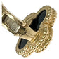 Van Cleef & Arpels - 18k Yellow Gold Black Onyx Vintage Alhambra Earrings
