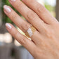 Van Cleef & Arpels - 18k Yellow Gold Diamond 5-Row Perlée Band Ring