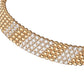 Van Cleef & Arpels - 18k Yellow Gold Diamond 5-Row Perlée Bangle Bracelet
