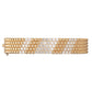 Van Cleef & Arpels - 18k Yellow Gold Diamond 5-Row Perlée Bangle Bracelet