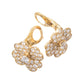 Van Cleef & Arpels - 18k Yellow Gold Diamond Small Cosmos Earrings