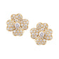 Van Cleef & Arpels - 18k Yellow Gold Diamond Small Cosmos Earrings