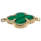 Van Cleef & Arpels - 18k Yellow Gold Malachite Vintage Alhambra Bracelet