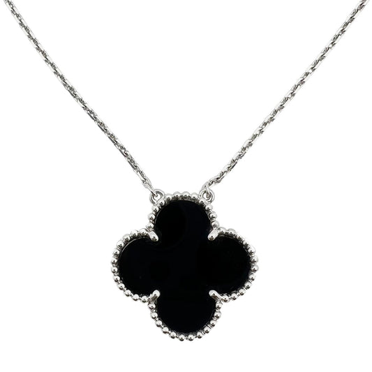 Van Cleef & Arpels - Black Onyx Fifth Avenue Magic Alhambra Pendant