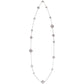 18k White Gold Diamond Magic Alhambra Long Necklace