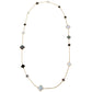 Van Cleef & Arpels - Mother - of - Pearl Onyx Magic Alhambra Long Necklace