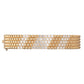 18k Yellow Gold Diamond 5-Row Perlée Bangle Bracelet