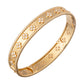 18k Yellow Gold Diamond Perlée Clovers Medium Bracelet