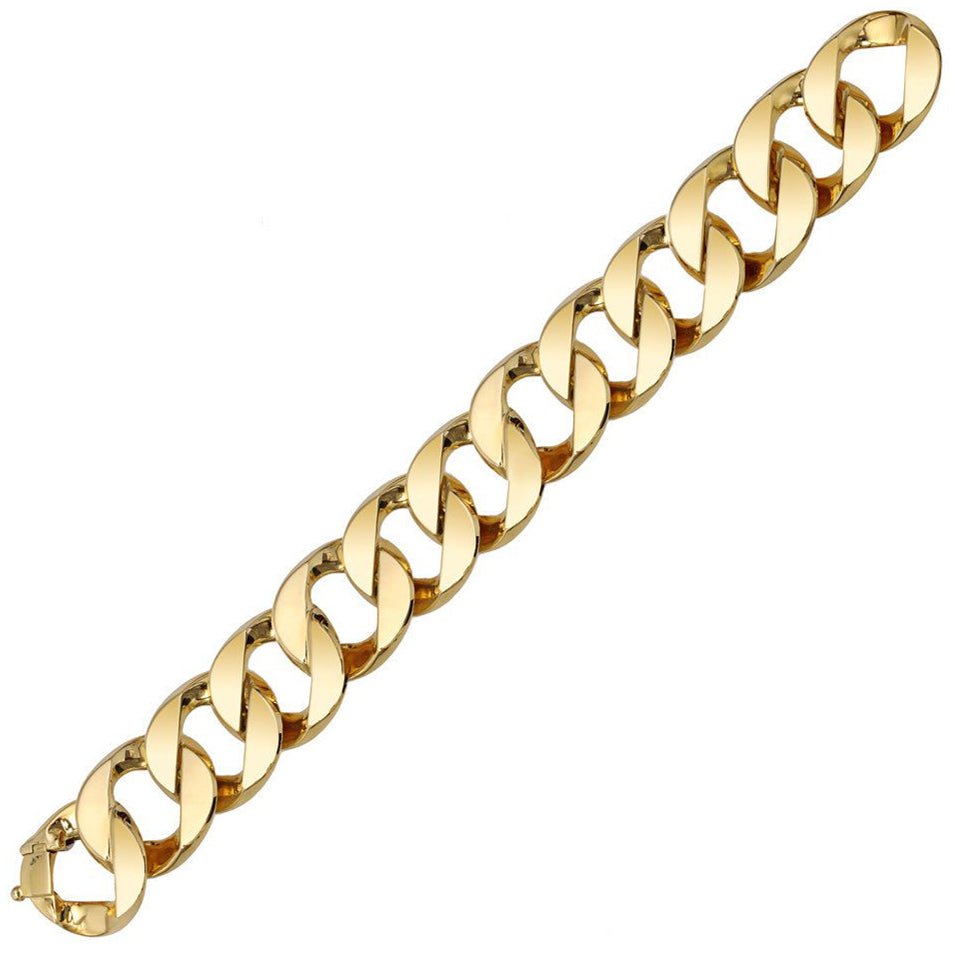 Verdura - 18k Yellow Gold Curb-Link Bracelet