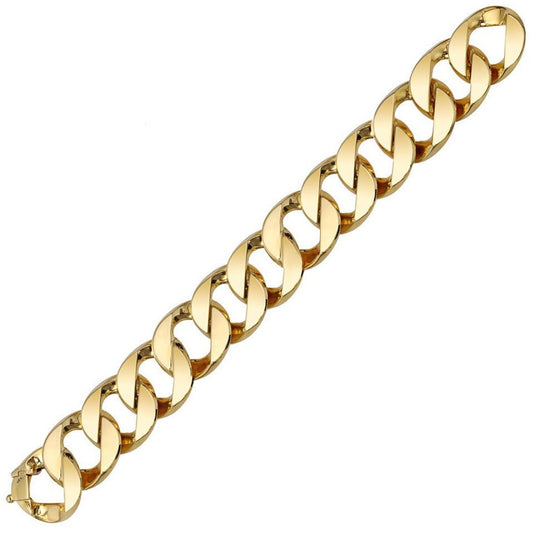 Verdura - 18k Yellow Gold Curb-Link Bracelet