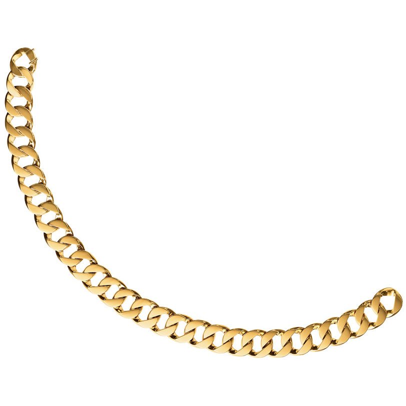 18k Yellow Gold Curb-Link Necklace