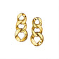 Verdura - 18k Yellow Gold Curb - Link Piccolo Earrings