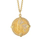 Verdura - 18k Yellow Gold Diamond "Ten Buck" Pendant