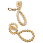 Verdura - Estate 18k Yellow Gold Diamond Looped Drop Earrings