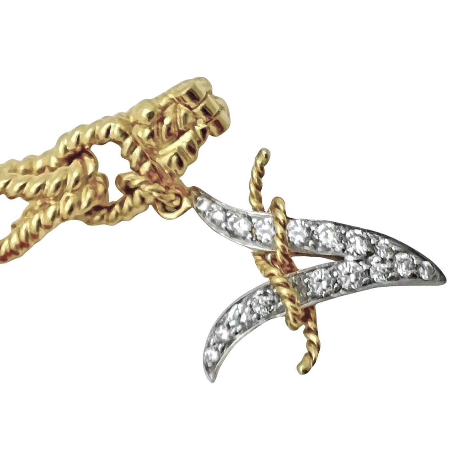 Verdura - Estate 18k Yellow Gold Icon Charm Bracelet