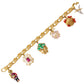 Verdura - Estate 18k Yellow Gold Icon Charm Bracelet