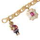 Verdura - Estate 18k Yellow Gold Icon Charm Bracelet