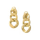 Verdura - Estate 18k Yellow Gold Piccolo Curb - Link Drop Earrings