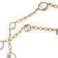 Verdura - Estate 18k Yellow Gold Rock Crystal Bubbles Necklace