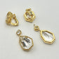 Verdura - Estate 18k Yellow Gold White Topaz Byzantine Earrings