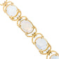 Verdura - Estate Rainbow Moonstone Diamond Pebble Bracelet