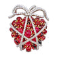 Verdura - Estate Rubellite Diamond Wrapped Heart Brooch