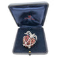 Verdura - Estate Rubellite Diamond Wrapped Heart Brooch