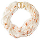 Verdura - Estate White & Pink Coral Bead Torsade Necklace