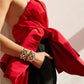 Verdura - Platinum 18k Yellow Gold Diamond Infinity Knot Bracelet