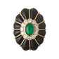 Veschetti - 18k Yellow Gold Emerald Diamond Black Onyx Bon Bon Ring