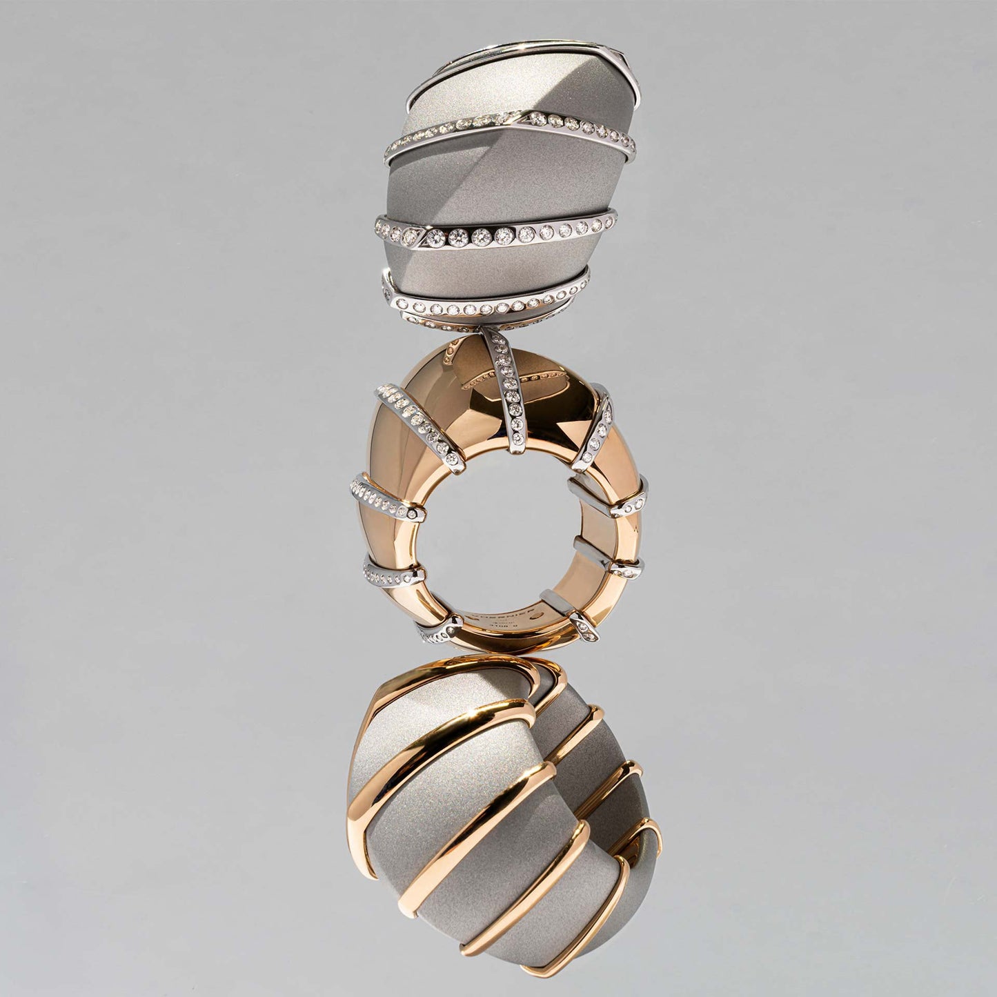 Vhernier - 18k Rose Gold Aluminum Ardis Ring