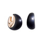 Vhernier - 18k Rose Gold Black Jet Pirouette Hoop Earrings