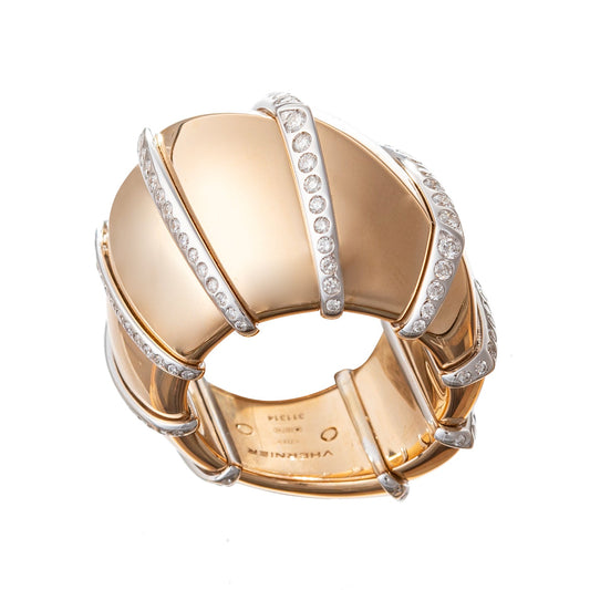 Vhernier - 18k Rose Gold Diamond Ardis Ring