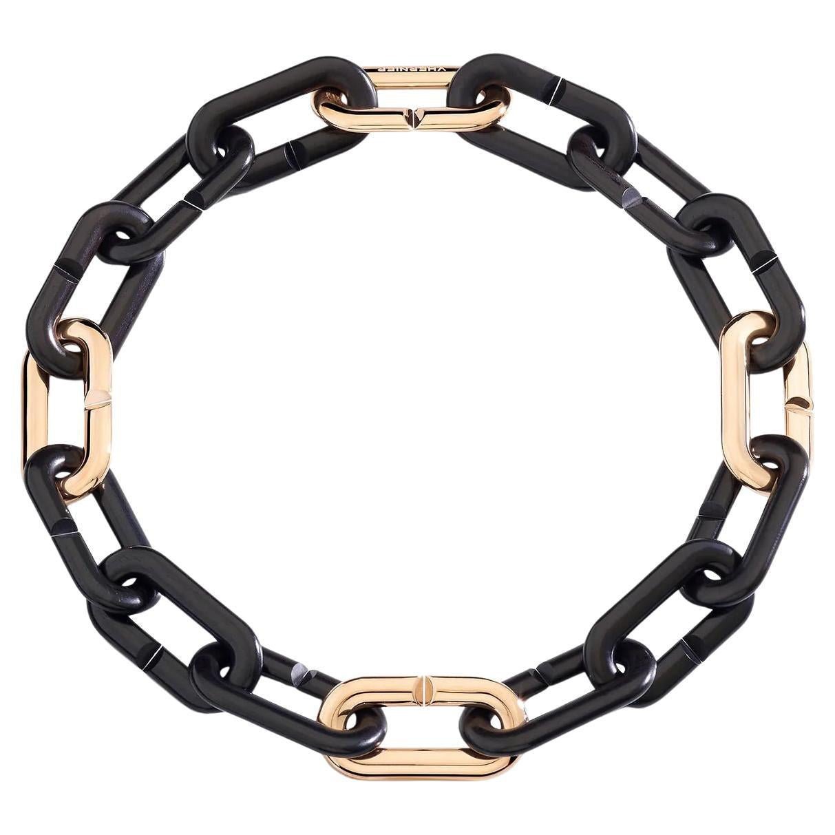 Vhernier - 18k Rose Gold Ebony Mon Jeu Maxi Chain Necklace