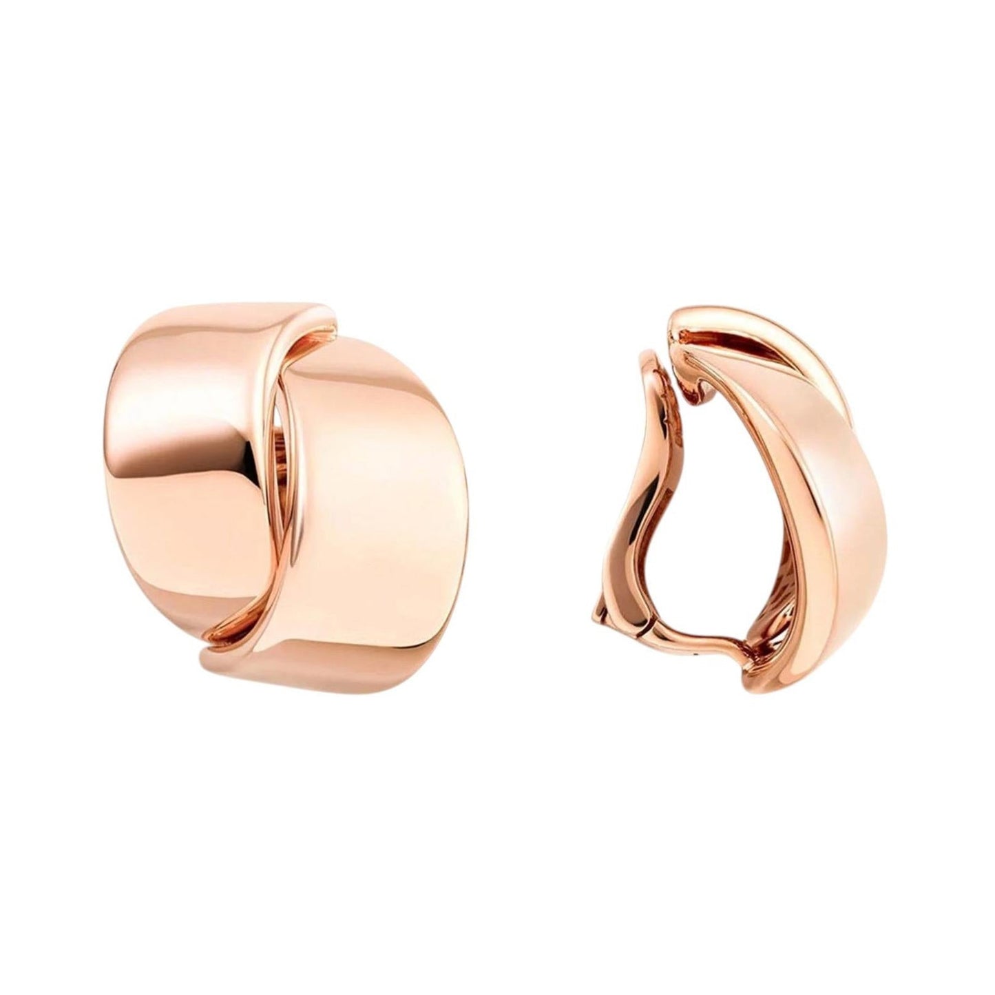 Vhernier - 18k Rose Gold Midi Abbraccio Earrings