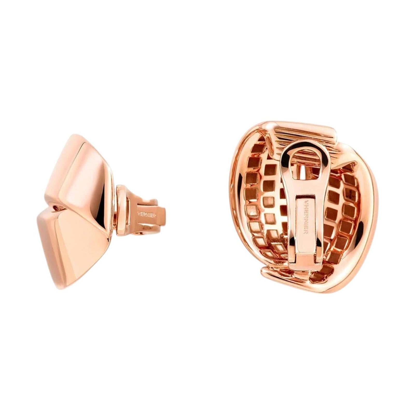 Vhernier - 18k Rose Gold Midi Abbraccio Earrings