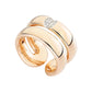 Vhernier - 18k Rose Gold Mon Jeu Maxi Ring