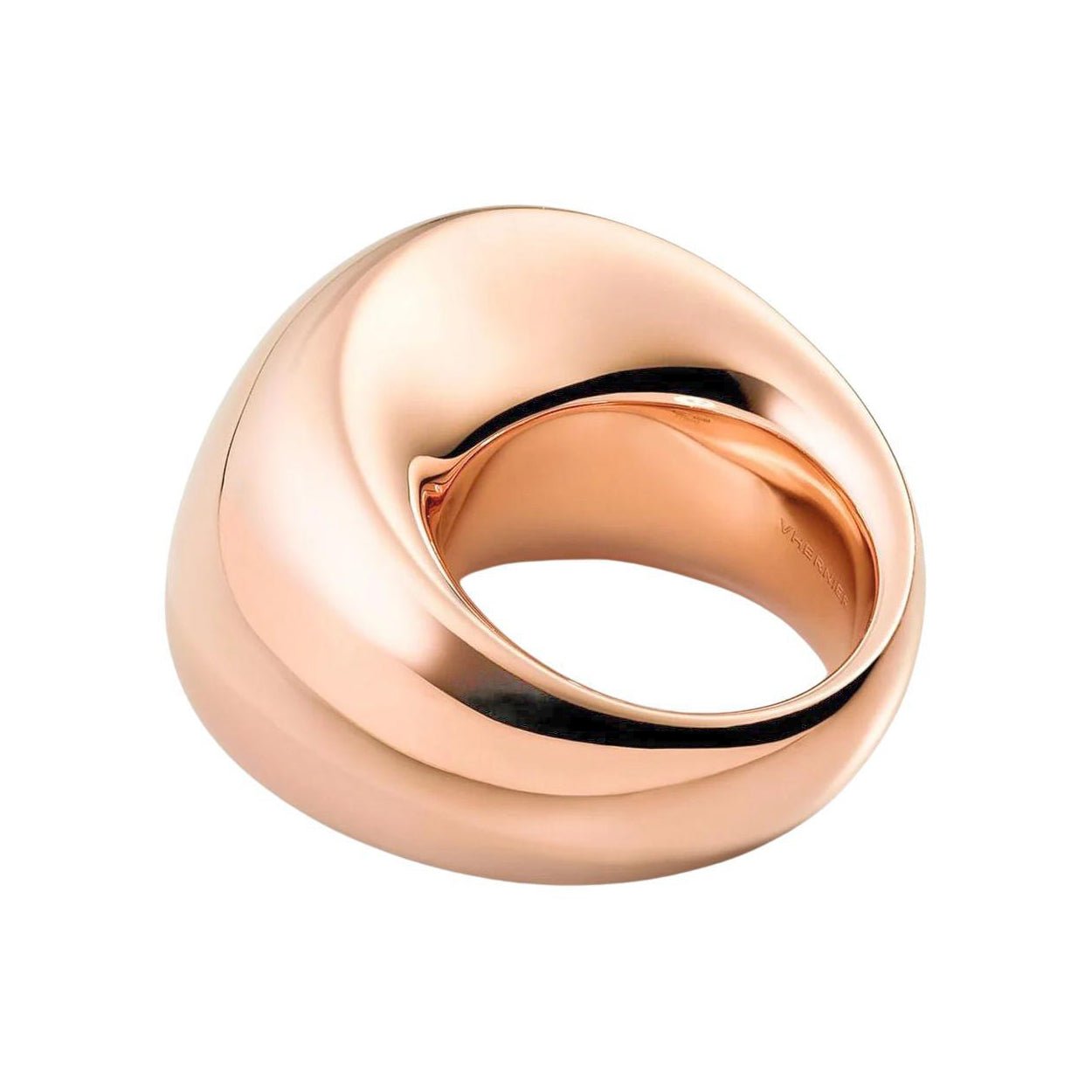 Vhernier - 18k Rose Gold Pirouette Dome Ring