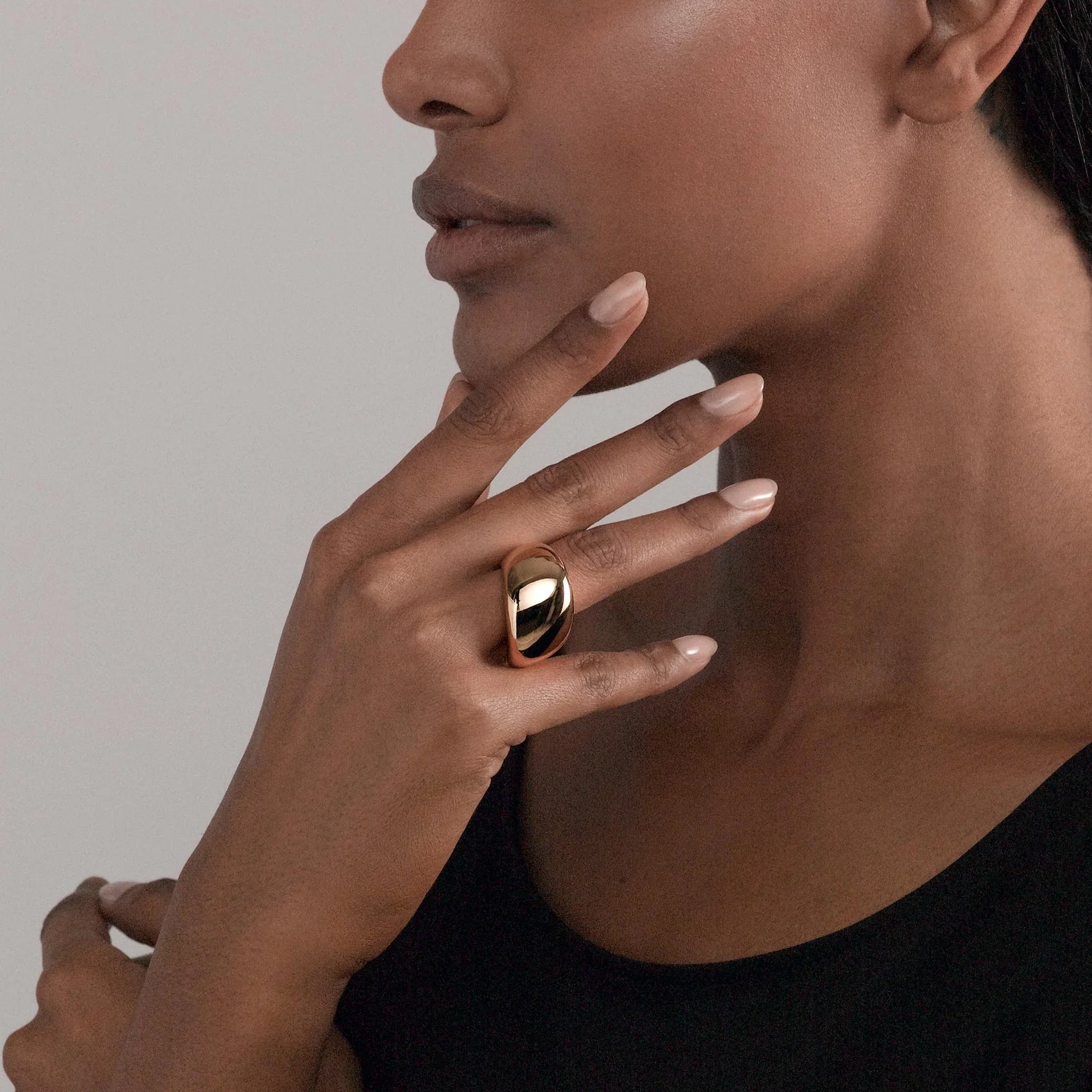 Vhernier - 18k Rose Gold Pirouette Dome Ring