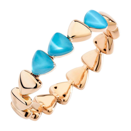 Vhernier - 18k Rose Gold Turquoise Midi Freccia Bracelet