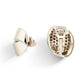 Vhernier - 18k White Gold Diamond Abbraccio Midi Earrings