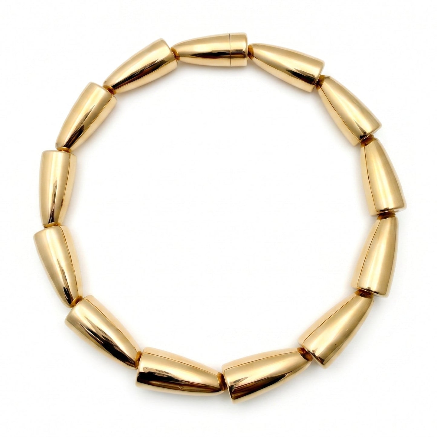 Vhernier - Estate 18k Rose Gold Calla Link Collar Necklace