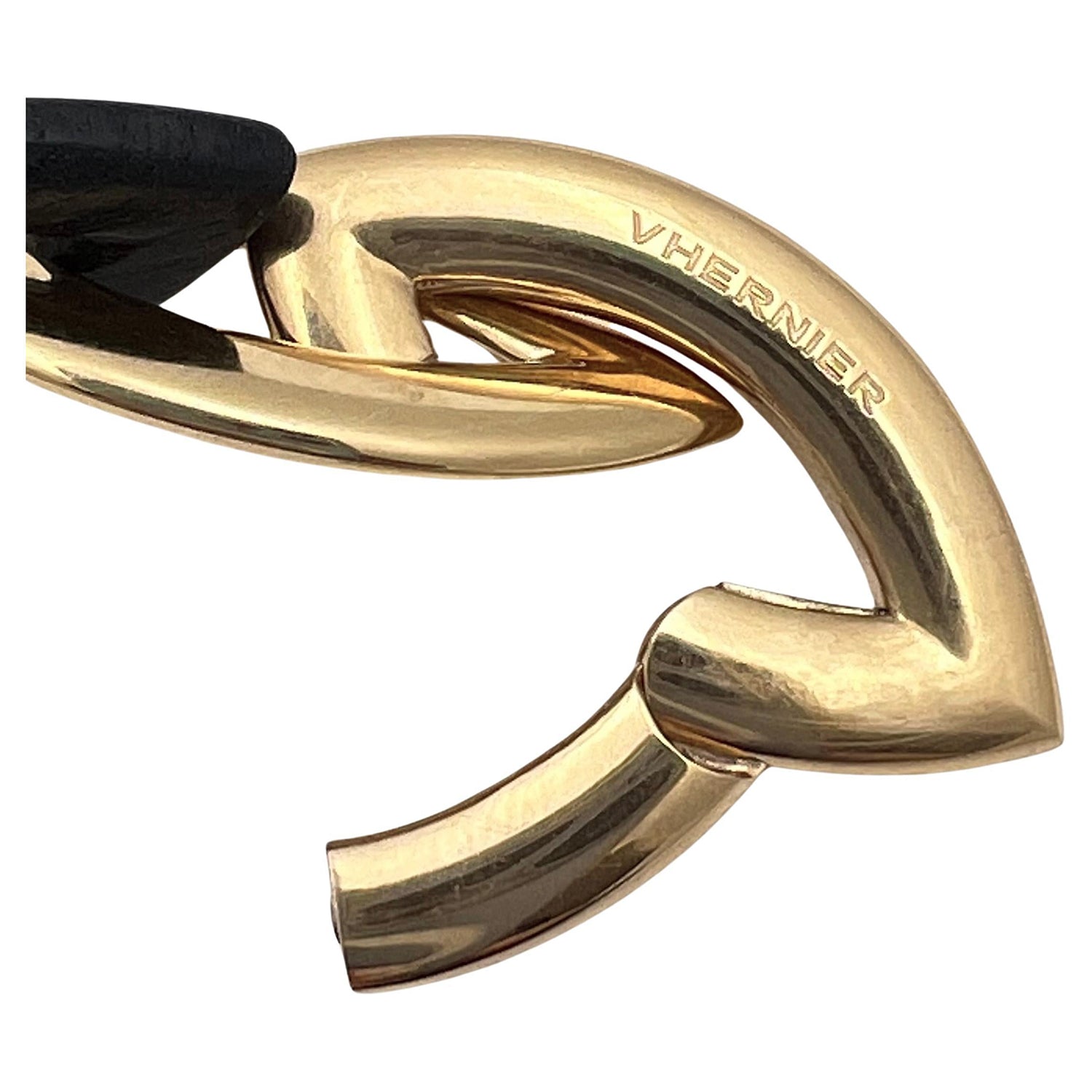 Vhernier - Estate 18k Rose Gold Ebony Doppio Senso Bracelet