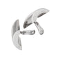Vhernier - Estate 18k White Gold Diamond Vague Earrings