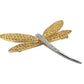 Yellow Sapphire Diamond Dragonfly Brooch