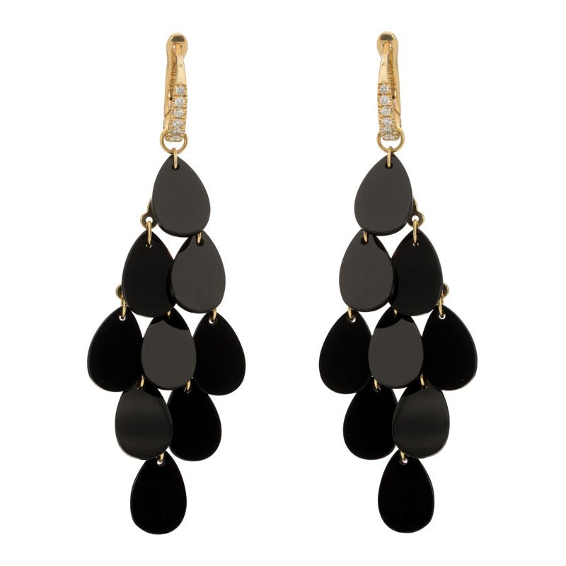 Aletto Brothers - Black Onyx Midnight Majesty Chandelier Earrings