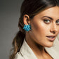 Aletto Brothers - Turquoise Diamond Bel Fiore Earrings