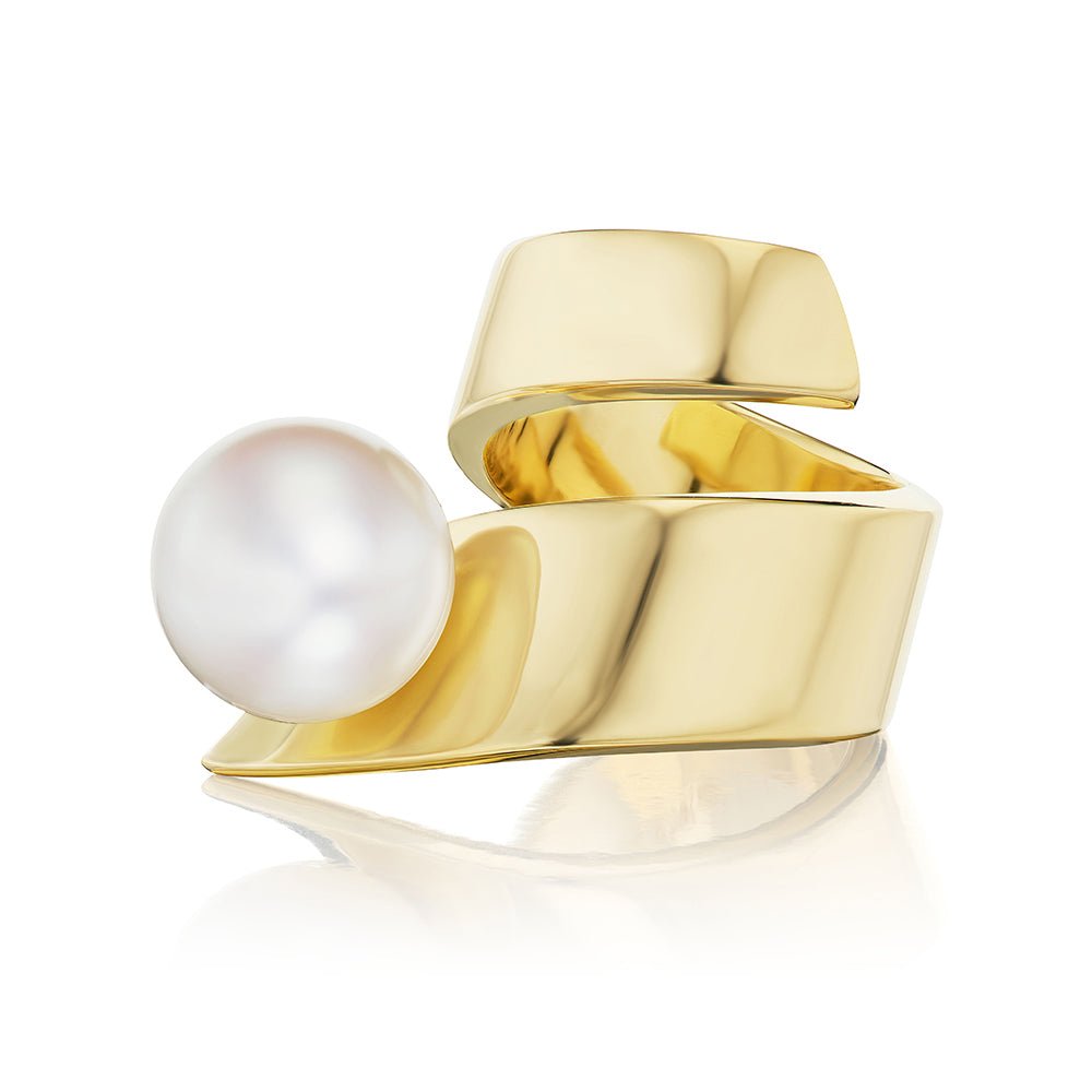 Assael - 18k Yellow Gold South Sea Pearl Wrap Ring